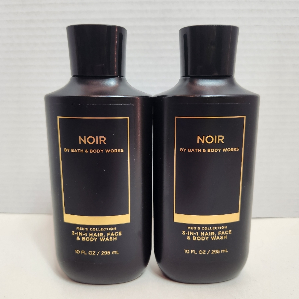 🆕NOIR Bath & Body Works Men’s Collection 3in1 Body,Hair,Face Shower Gel NEW (2)